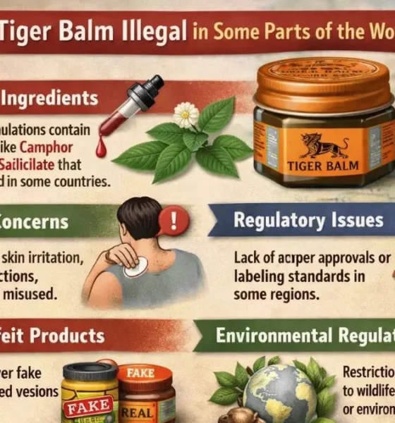Tiger Balm Illegal