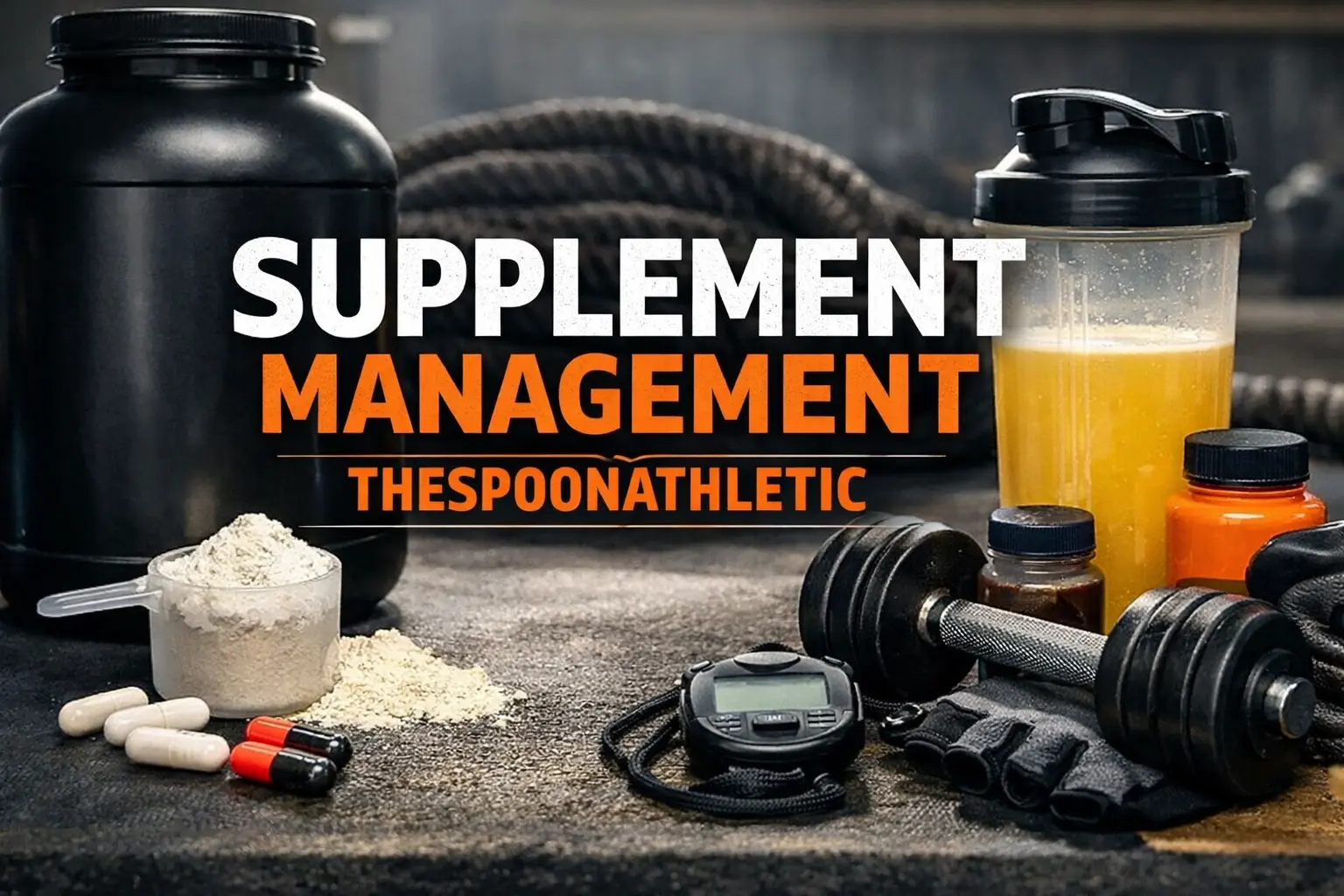 Supplement Management Thespoonathletic